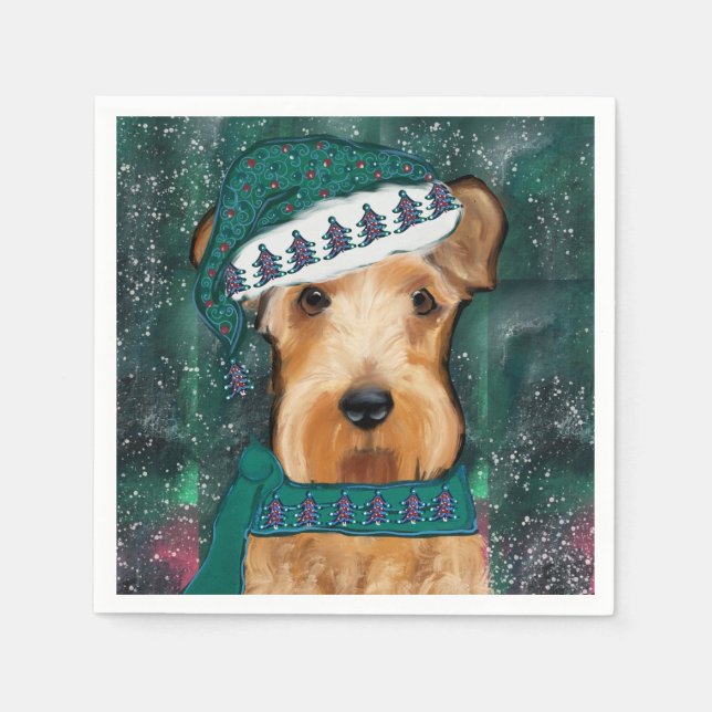 Guardanapo De Papel Airedale Terrier (Frente)