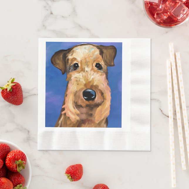 Guardanapo De Papel Airedale Terrier (Insitu)