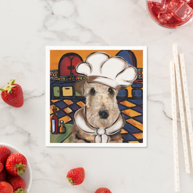 Guardanapo De Papel Airedale Terrier (Insitu)