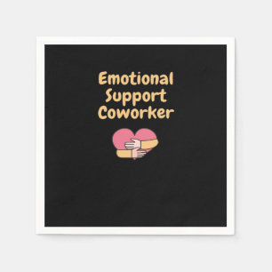 Guardanapo De Papel Ajuda Emocional Colega De Trabalho Bonita E Engraç
