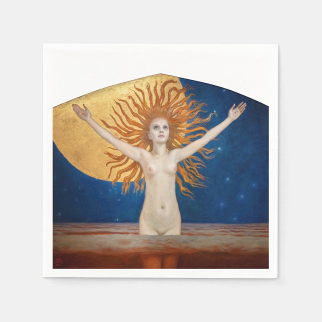 Guardanapo De Papel Akseli Gallen-Kallela - Ad Astra (Frente)