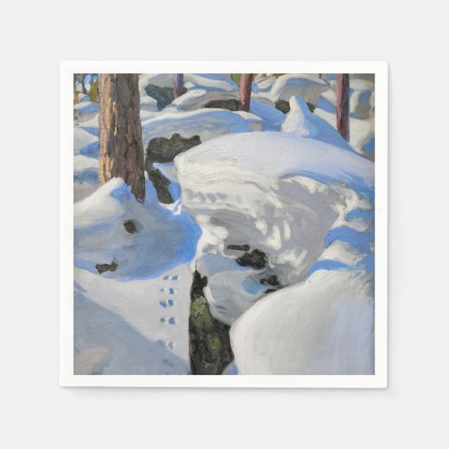 Guardanapo De Papel Akseli Gallen-Kallela - Leão do Lynx (Frente)