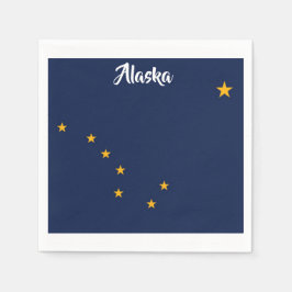 Guardanapo De Papel Alaska Flag Napkins