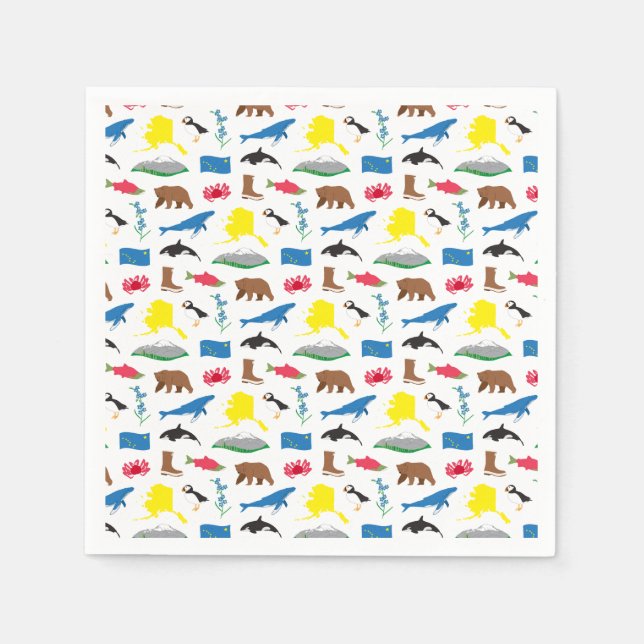 Guardanapo De Papel Alaska Napkins (Frente)