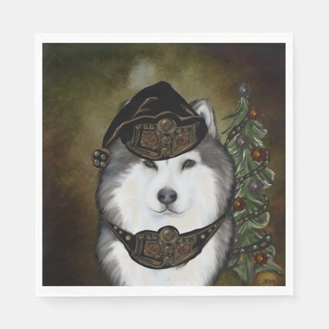 Guardanapo De Papel Alaskan Malamute (Frente)