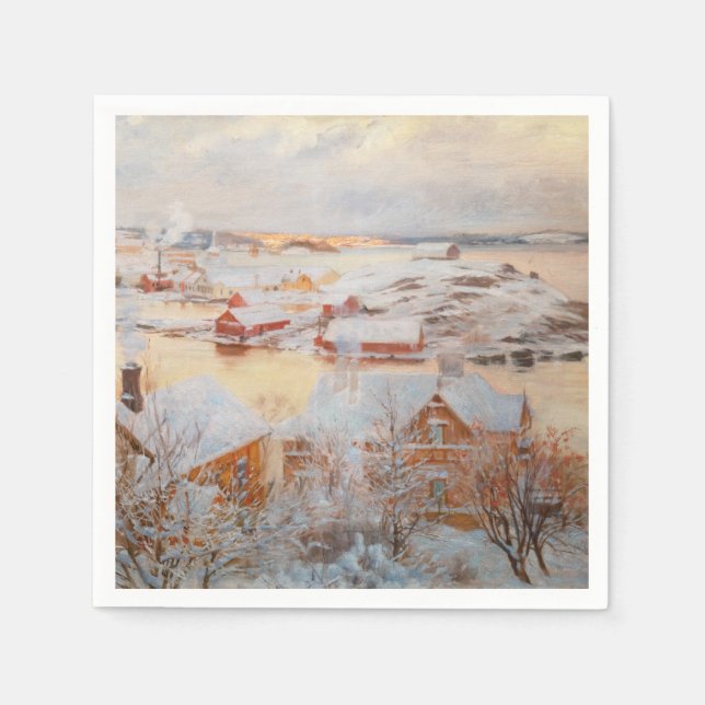 Guardanapo De Papel Albert Edelsense - Dia de dezembro (Frente)