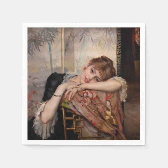 Guardanapo De Papel Albert Edelsense - O Parisienne / Virginie (Frente)