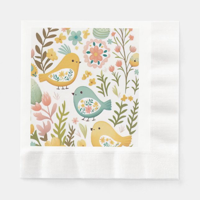 Guardanapo De Papel 🐣 alemão Oster Delight 🌸 (Frente)