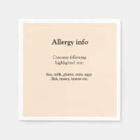 alerta de alergia alimentar adicionar nome texto i