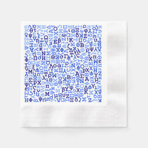 Guardanapo De Papel alfabeto grego