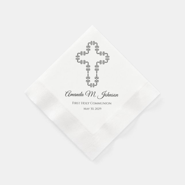Guardanapo De Papel Alfândega Primeira Comunhão Sagrada Napkins (Canto)