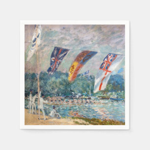 Guardanapo De Papel Alfred Sisley - Regatta em Molesey