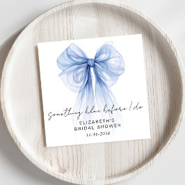 Guardanapo De Papel Algo Azul Antes De Eu Fazer Chá de panela Arco