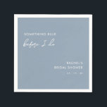 Guardanapo De Papel Algo Azul Antes de Eu Fazer Chuveiro de Noiva Mode<br><div class="desc">Guardanapos Chuveiro de Noiva Moderna Algo Azul Antes de Eu Fazer</div>