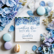 Algo Azul Antes de Eu Fazer Hidrangea Azul Nupcial