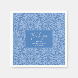 Guardanapo De Papel Algo azul antes que eu faça chá de panela azul