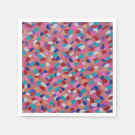 Guardanapo De Papel Algodão Cor-Rosa