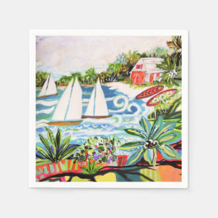 Guardanapo De Papel Algodão Vermelho no Golfo II