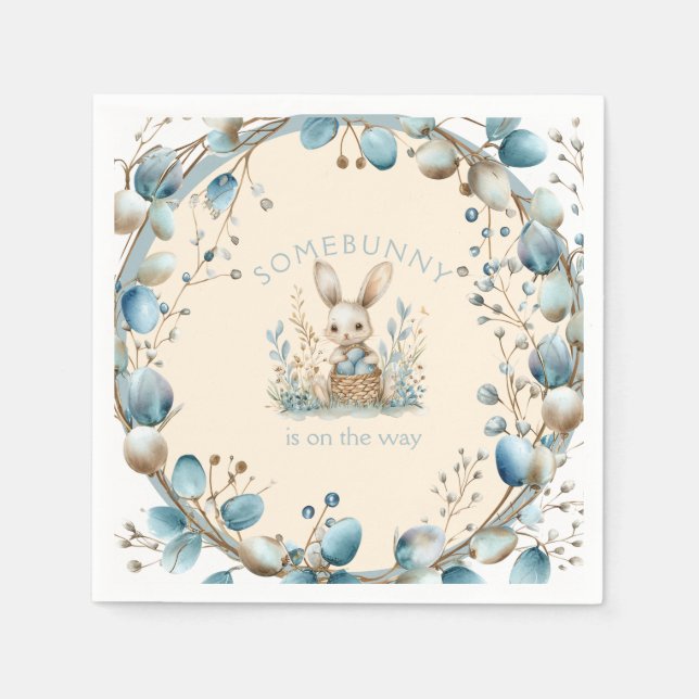 Guardanapo De Papel Alguém está a caminho (Frente)