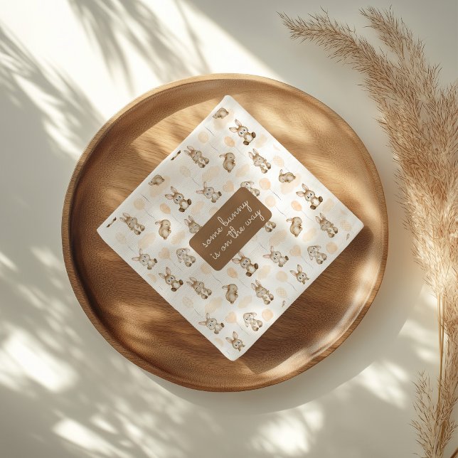 Guardanapo De Papel Alguns coelhos estão no caminho do Chá de fraldas  (Criador carregado)