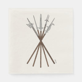 Guardanapo De Papel Alguns Poléreis do Século 16