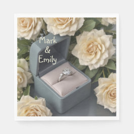 Guardanapo De Papel Aliança de Noivado