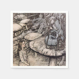 Guardanapo De Papel Alice e o Partido das Maravilhas Caterpilares Rack