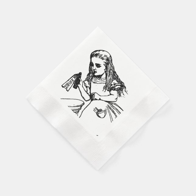 Guardanapo De Papel Alice no País das Maravilhas Napkins (Canto)