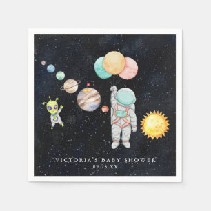 Guardanapo De Papel Alienígena do Astronauta Moderno e Bonita CHÁ DE