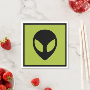 Guardanapo De Papel Alienígena espacial Sci Fi Coctail extraterrestre