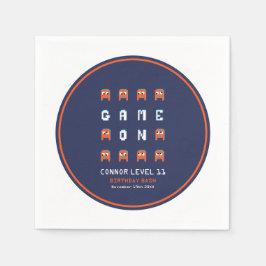 Guardanapo De Papel Alienígena monsters festa de aniversário laranja d