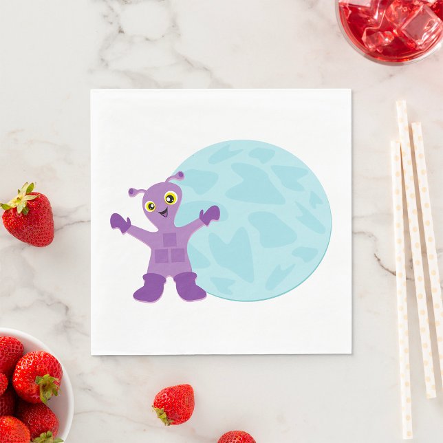 Guardanapo De Papel Alienígena roxa (Criador carregado)