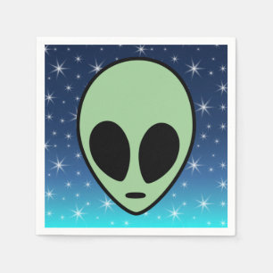 Guardanapo De Papel Alienígena Verde