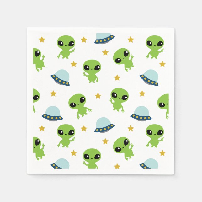 Guardanapo De Papel Aliens (Frente)