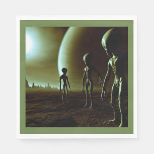 Guardanapo De Papel ALIENS de Cinzas SF 1
