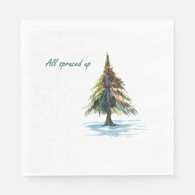 Guardanapo De Papel All spruced up (Frente)