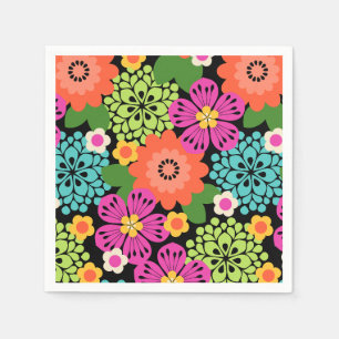 Guardanapo De Papel Allana Garden Hawaiian Graphical Floral - Bright