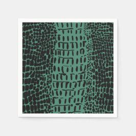 Guardanapo De Papel Alligator Impressão de Papel Coquetel Napkins