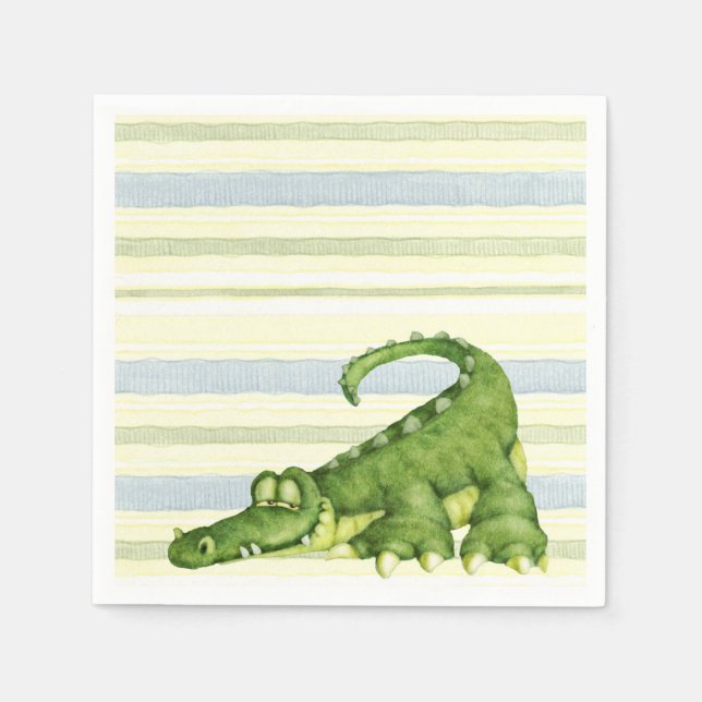 Guardanapo De Papel Alligator - Napkins (Frente)