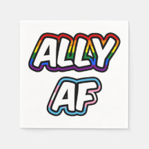 Ally AF II - Bandeira LGBTQ Orgulho Gay Trans Quee