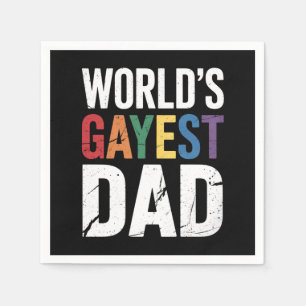 Guardanapo De Papel Ally Rainbow, Orgulho gay Gayest LGBTQ do Mundo