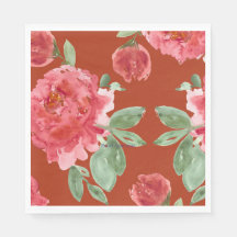 Almoço de Férias com Rosas Vermelhas Pintadas à Mã