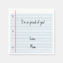 Guardanapo De Papel Almoço de folhas personalizado Napkin para voltar 