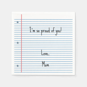 Guardanapo De Papel Almoço de folhas personalizado Napkin para voltar