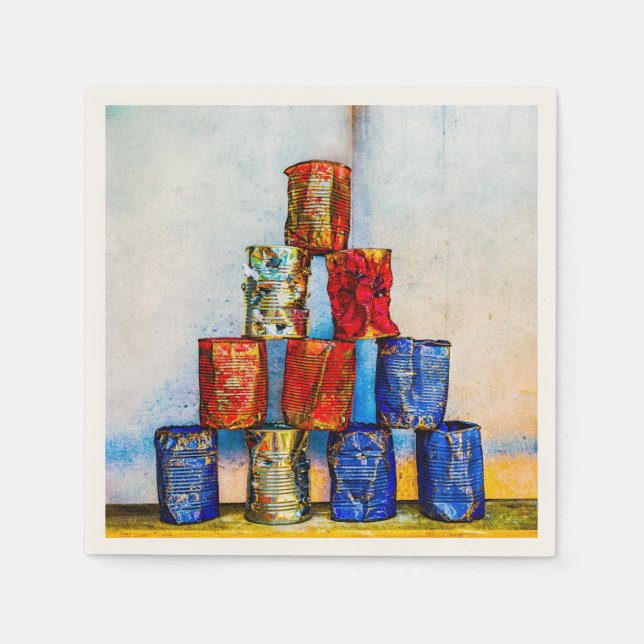 Guardanapo De Papel Almofadas - Depois Do Almoço (Frente)