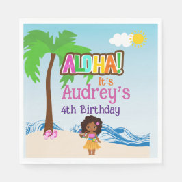 Guardanapo De Papel Aloha Luau Birthday
