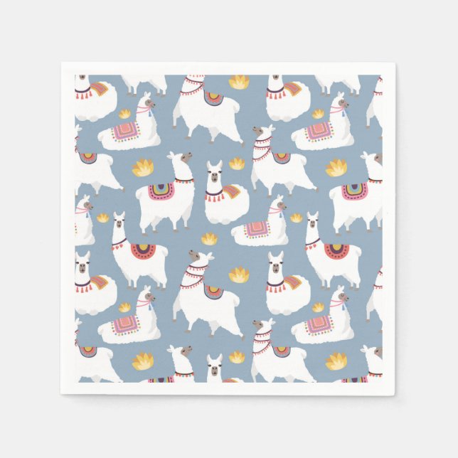 Guardanapo De Papel Alpaca/Llama (Frente)