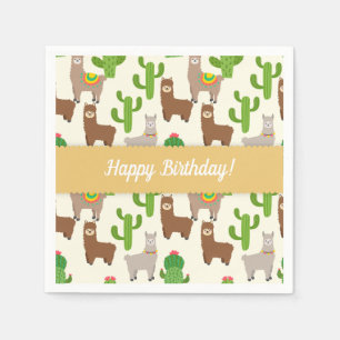 Guardanapo De Papel Alpaca/Llama