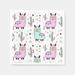 Guardanapo De Papel Alpaca/Llama