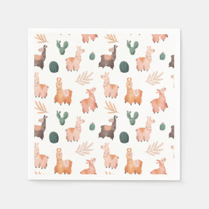 Guardanapo De Papel Alpaca/Llama Napkins